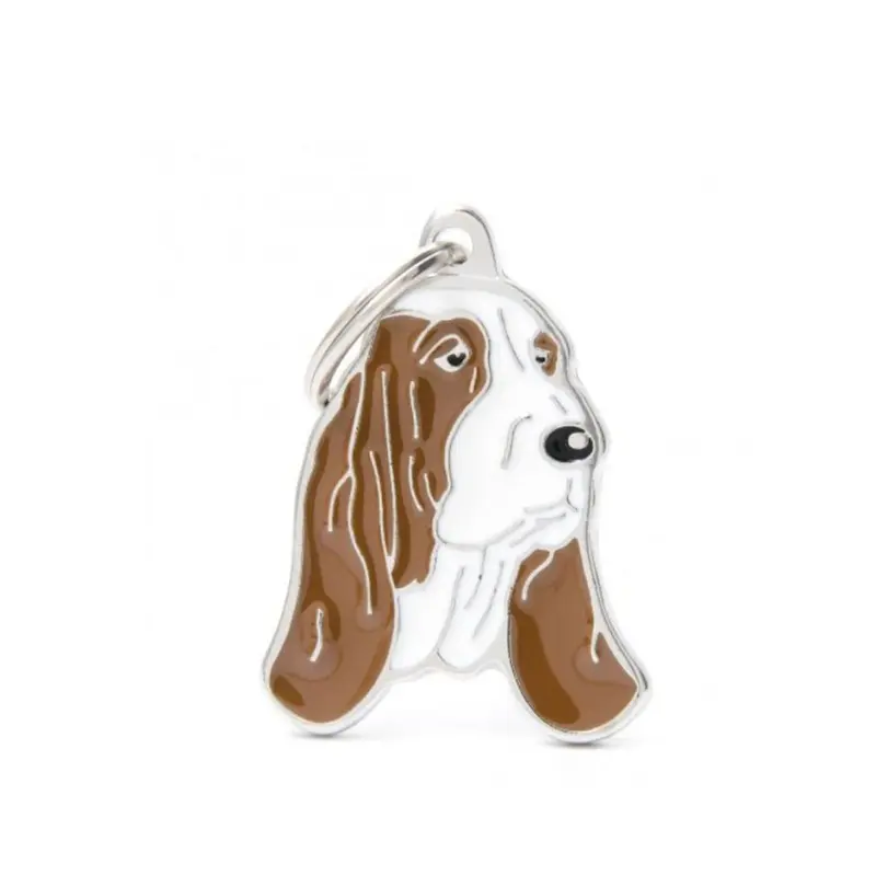 Placa ID My Family Basset Hound