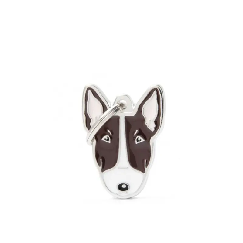 Placa ID My Family Bull Terrier Negro