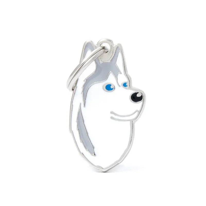 Placa ID My Family Husky Siberiano