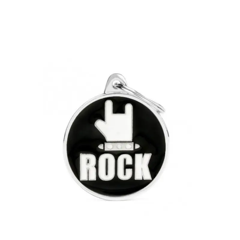 Placa ID My Family Rock