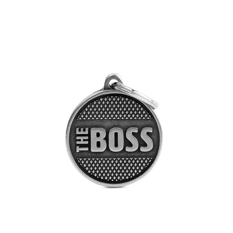 Placa ID My Family The Boss Mediana