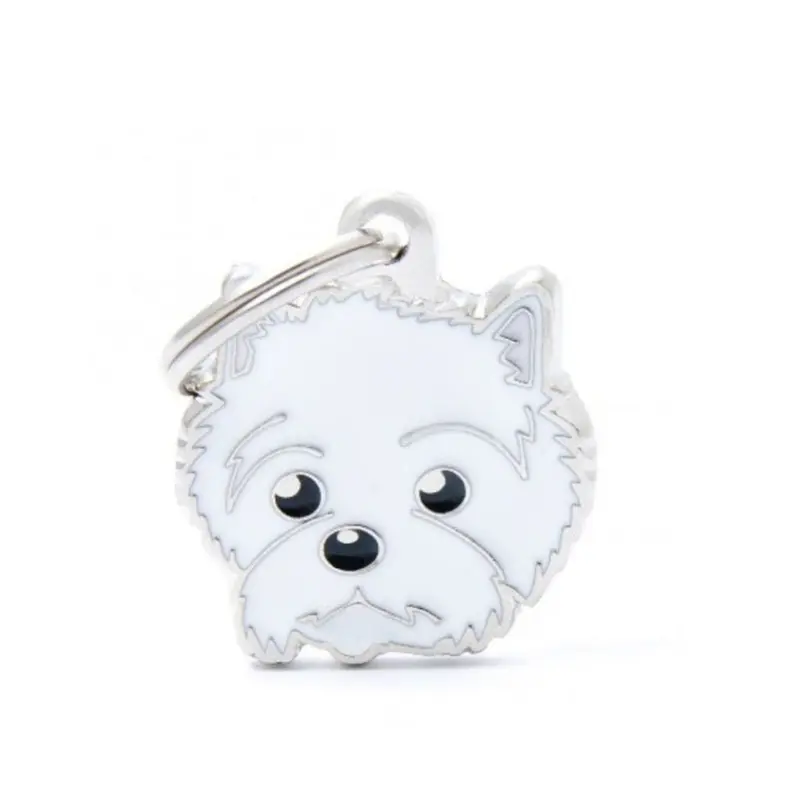 Placa ID My Family West Highland White Terrier