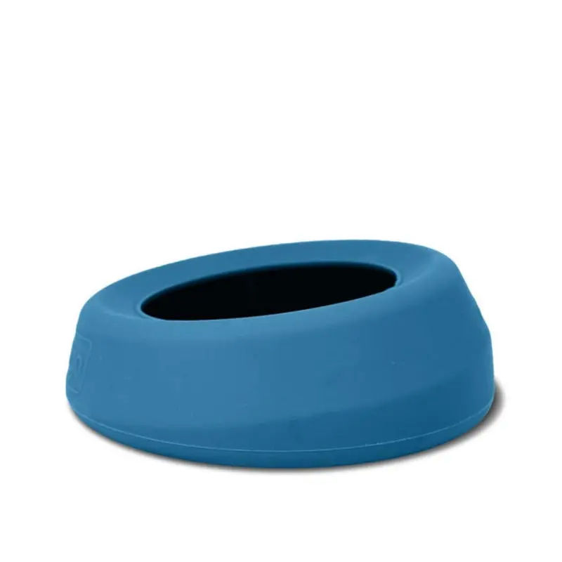 Plato Azul de Viaje Anti Salpicaduras para Perros - Splash Free Wander de Kurgo