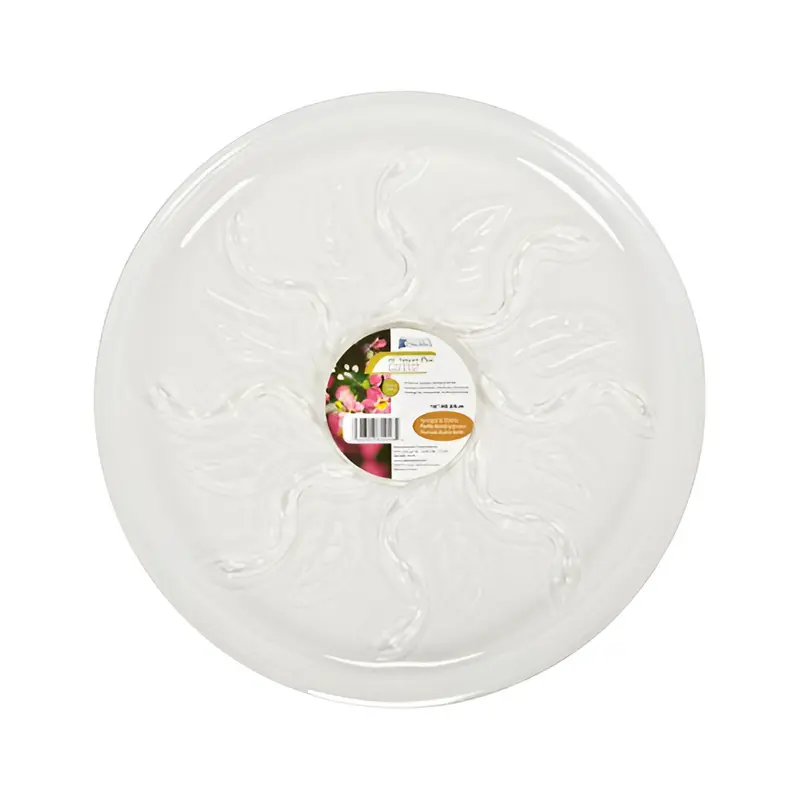 Plato Transparente para Potes 16"