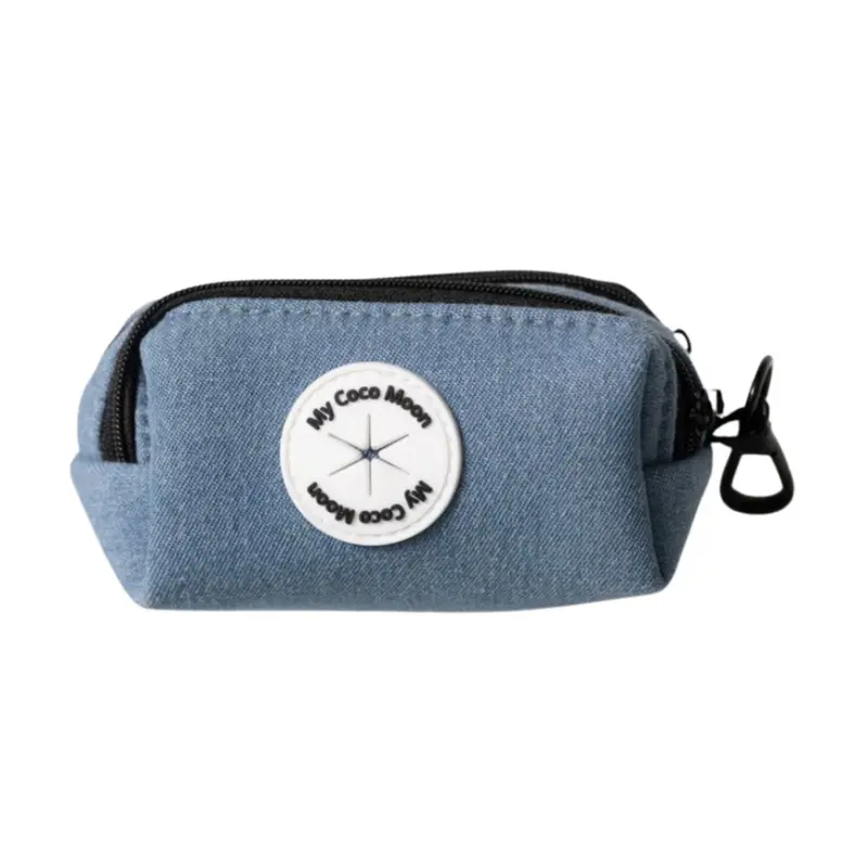 Porta Bolsas Doble para perro Blue Jeans
