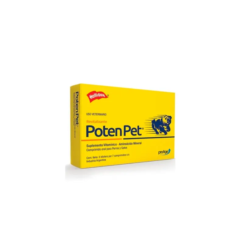 Poten Pet Para Perros Y Gatos X 21 Tabletas
