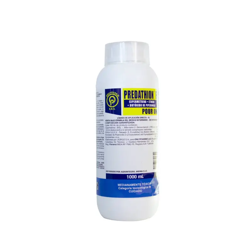 Predathion F Pour On Antiparasitario Ectoparásitos