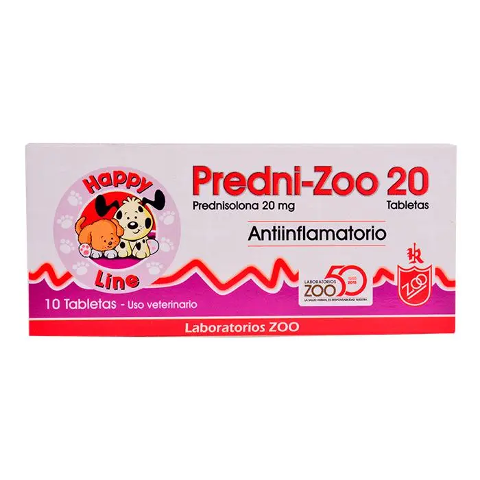 Predni-Zoo x 20 Mg (10 Tabletas)