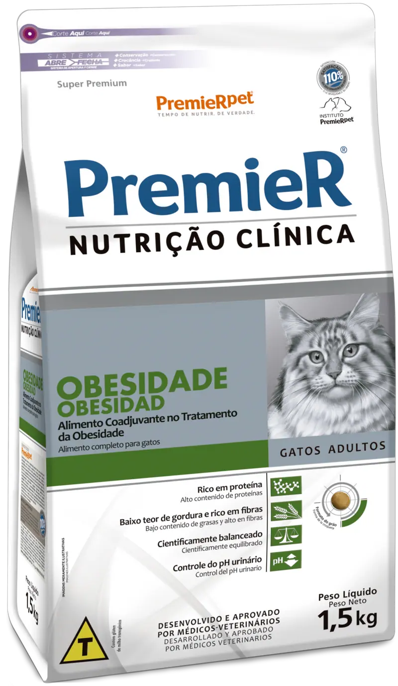Premier Clínica Obesidad Gatos 1.5 Kg
