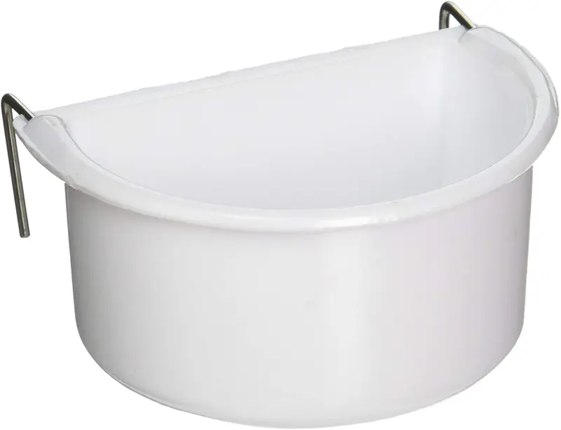 prevue Pet Productos bpv1181 2-Pack universal de plástico para colgar tazas para aves pequeñas, colores Vary