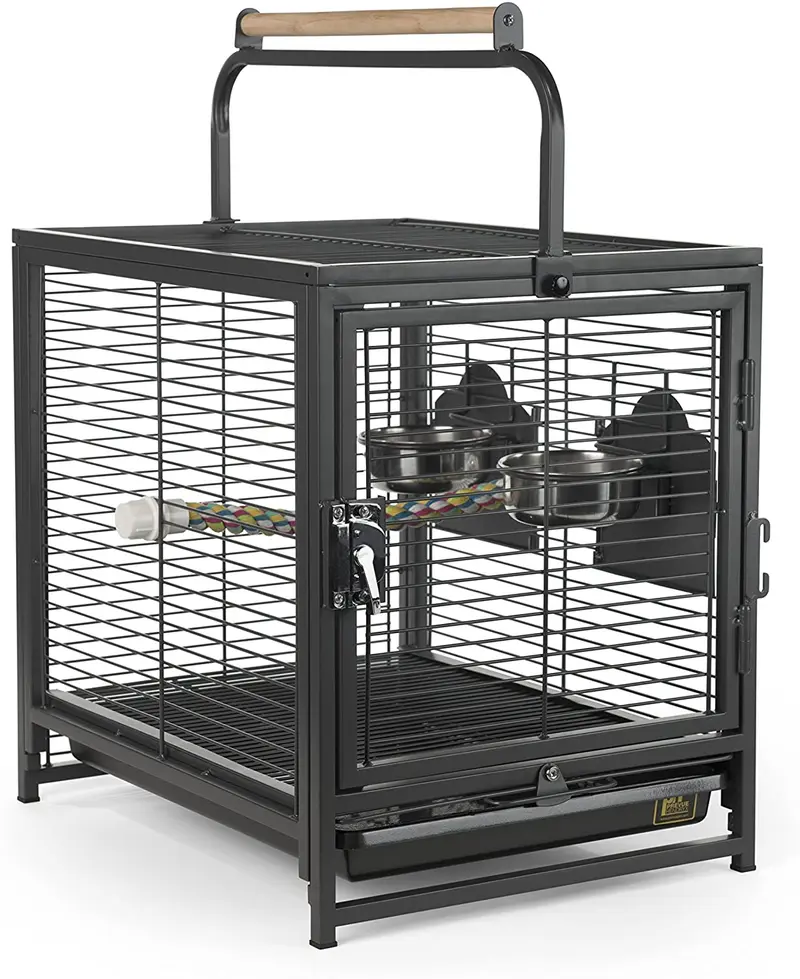 Prevue Pet Products - Transportín de viaje para pájaros, color negro