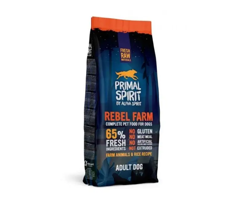 Primal Spirit 65% Rebel Farm Comida para Perros