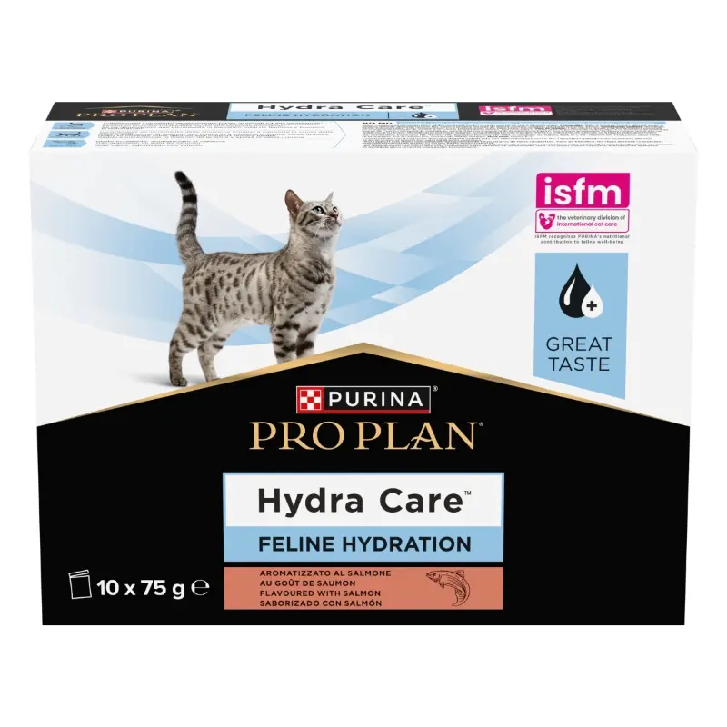 Pro Plan Hydra Care Feline - Salmón (10 x 75 g) – Purina Pro Plan