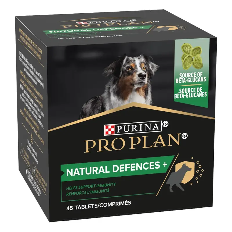 Pro Plan Natural Defences Suplemento para Perros (45 tabletas) – Purina Pro Plan