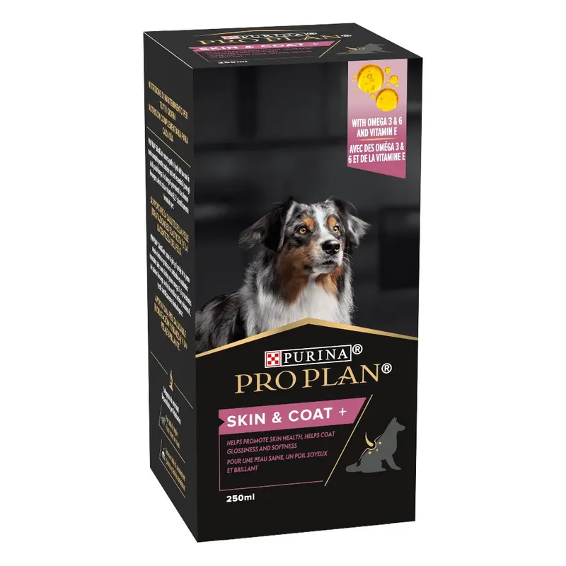 Pro Plan Skin & Coat Suplemento para Perros (250 ml) – Purina Pro Plan
