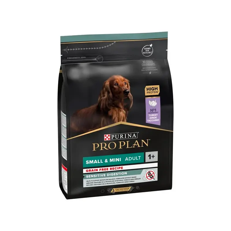Pro Plan Small & Mini Sensitive Digestion con pavo pienso para perros