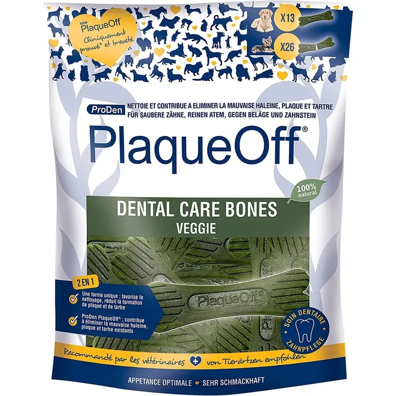 PRODEN Plaque Off Dental Bones Veggie 485gr