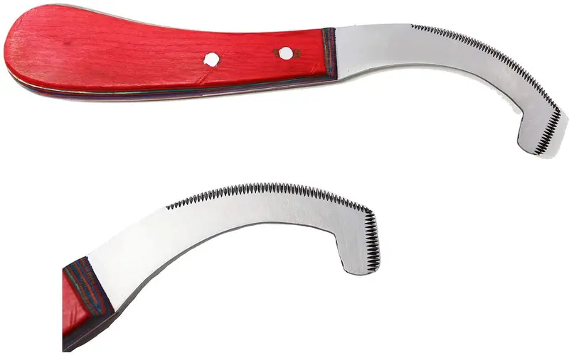 Professional Equine Horse Farrier Tool Grooming Bugs Bot Knife Wood 984130