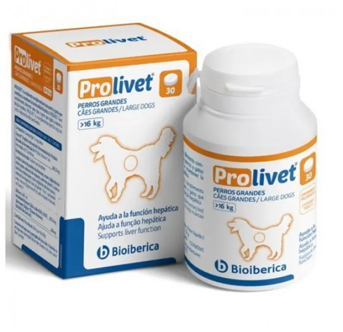 Prolivet Perros Grandes 30 Comprimidos – Hepatoprotector para Perros