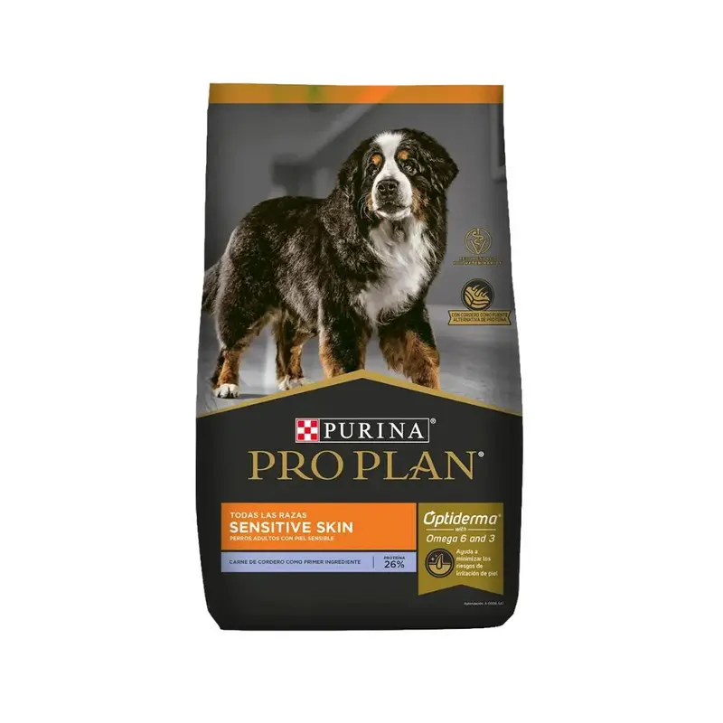Proplan Sensitive Skin Cordero Todas Las Razas 7.5 Kg