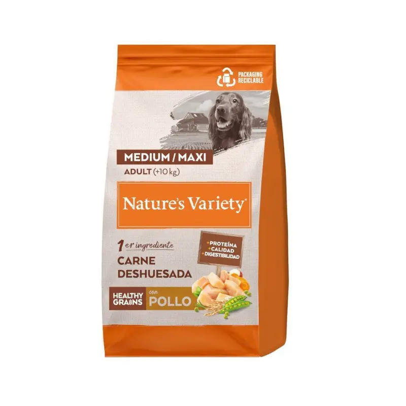 PS NATURE´S V. HG MED/MAXI ADULTO CHICKEN 10KG