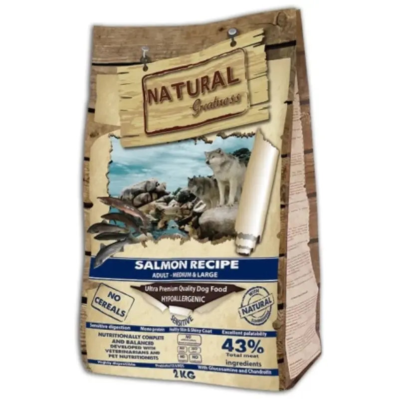 PS SALMON MONOPROTEICA MEDIANO/GRANDE 2KG N.GREATNESS