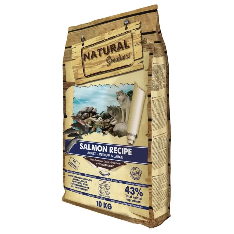 PS SALMON MONOPROTEICA MEDIUM-LARGE 10KG N.GREATNESS