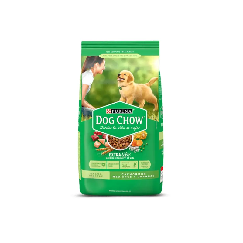 Purina Dog Chow Cachorros Medianos Y Grandes 4 kg