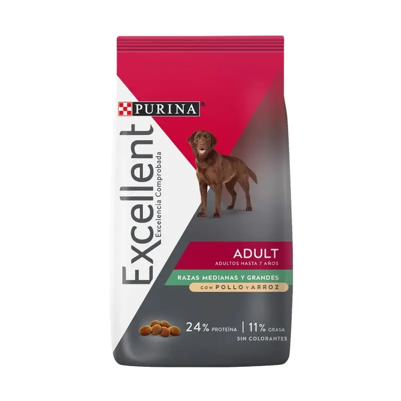 Purina Excellent Adulto Raza Mediana Y Grande 4Kg