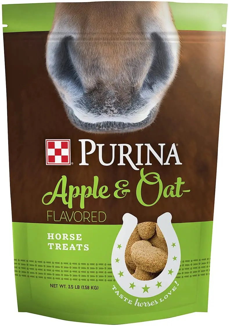 Purina Trea Manzana y avena sabor a caballo, bolsa de 3.5 lb