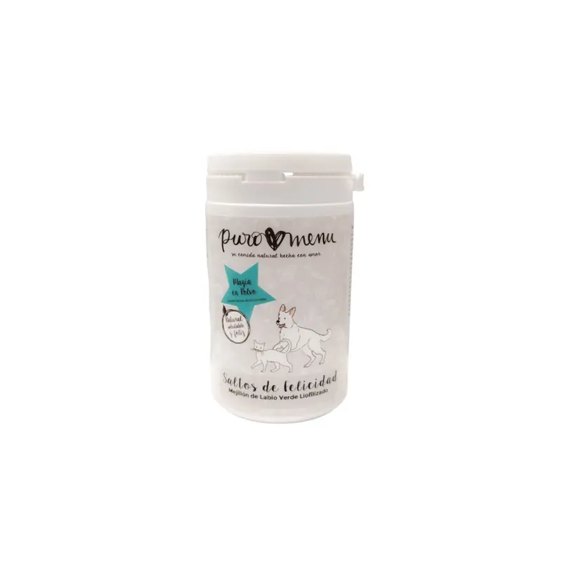 PUROMENU Mejillón de Labio Verde 150 g para perros y gatos