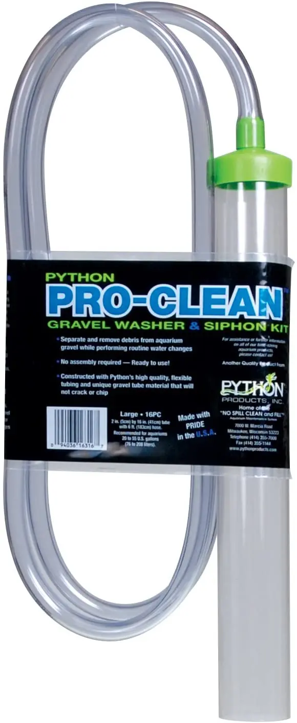 Python Pro Clean - Limpiador mediano (para tanques de hasta 20 galones)