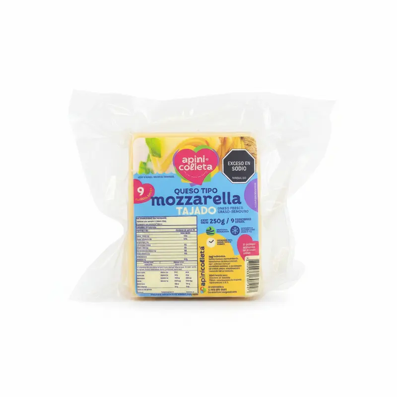 Queso Mozzarella Tajado