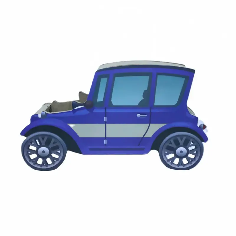 Rascador Carro Azul