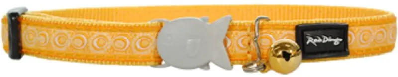 Red Dingo Designer - Collar para gato, color amarillo