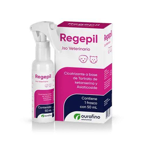 Regepil 50 mL  ( Cicatrizante Tartrato de Ketanserina y Asiaticoside )