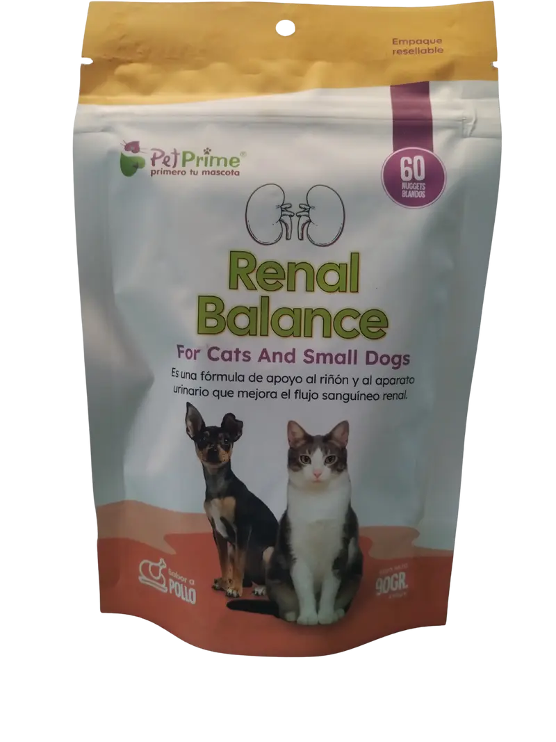 RENAL BALANCE FOR CATS AND SMALL DOGS 60 NUGGETS BLANDOS