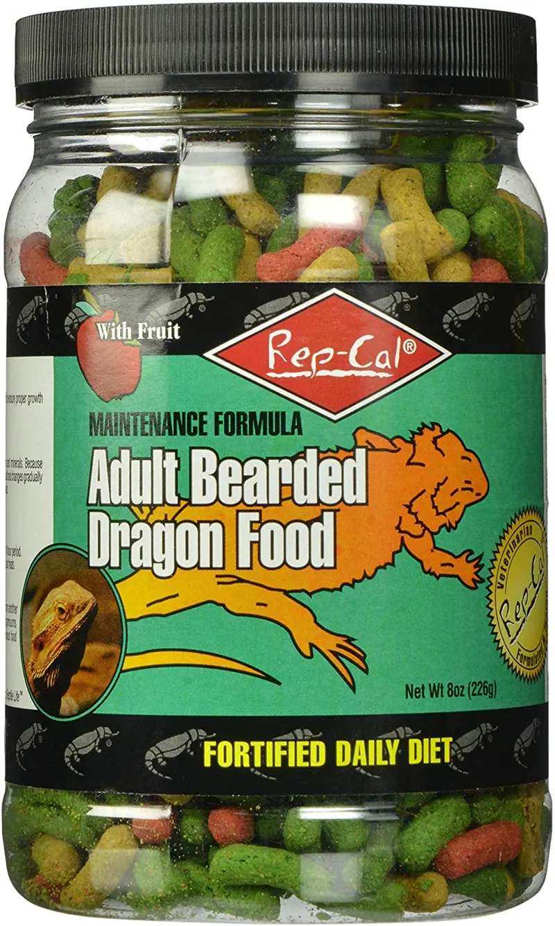 rep-cal srp00815 adulto dragón Barbudo comida para mascotas, 8-Ounce