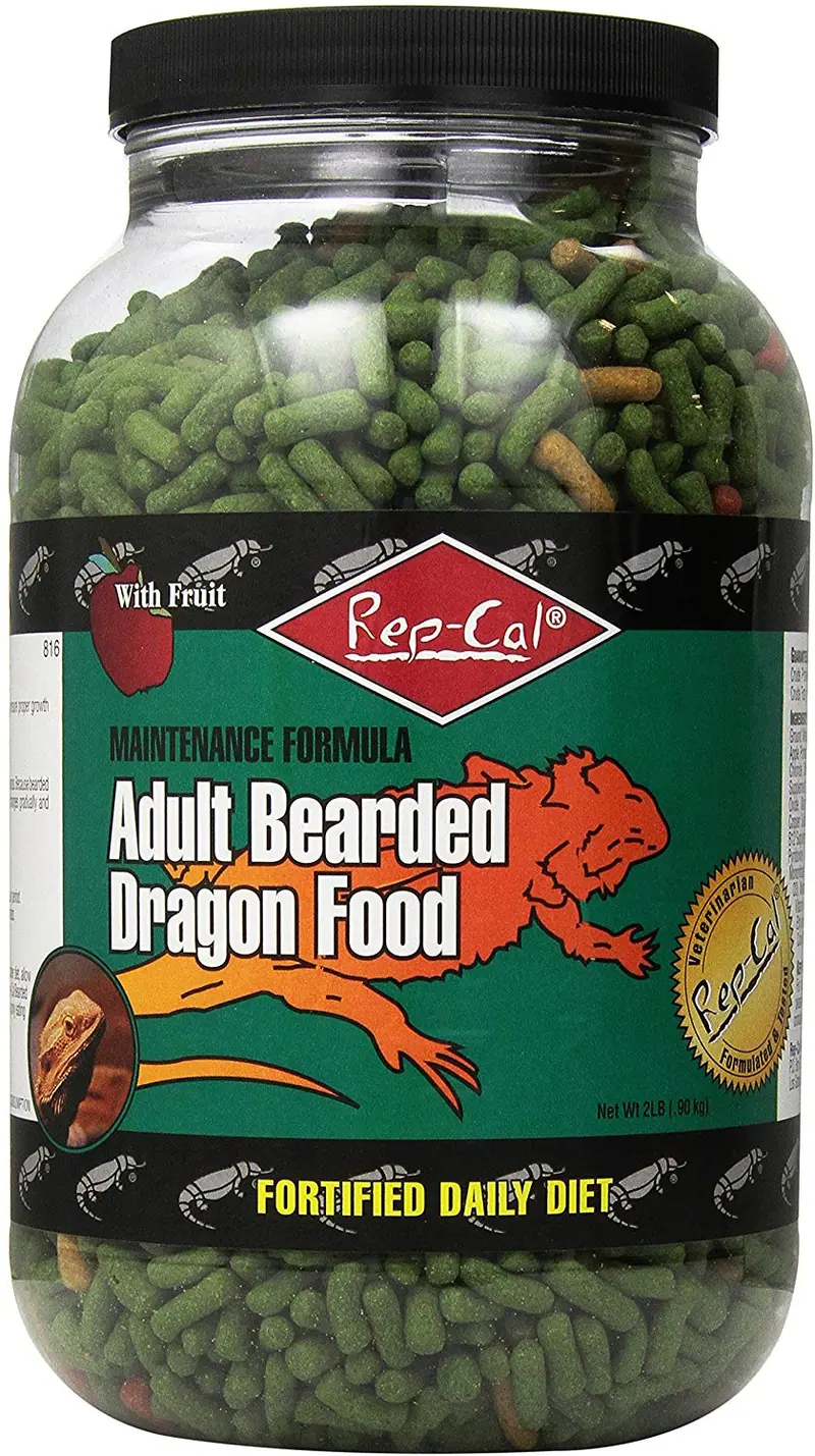 rep-cal srp00816 adulto dragón Barbudo mascota Alimentos, 2-pound