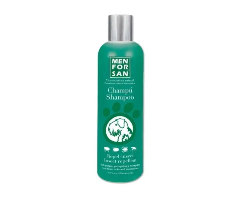 Repelente Natural para Perros en Champú Menforsan