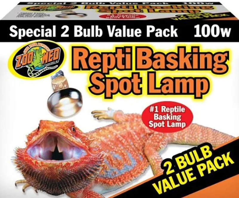 Repti Basking - Bombilla de foco (100 W, casquillo E27, 2 unidades)