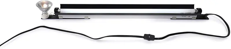 Reptil T5HO 22" Fixture & Reflector con luz Basking Assembly