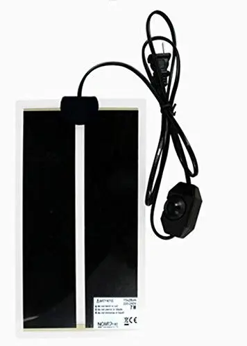 Reptile Calefacción Mat, TOPSELLER 110 V US Plug Pet Calefacción bajo el tanque Warmer Pad Mat Con driver de temperatura ajustable