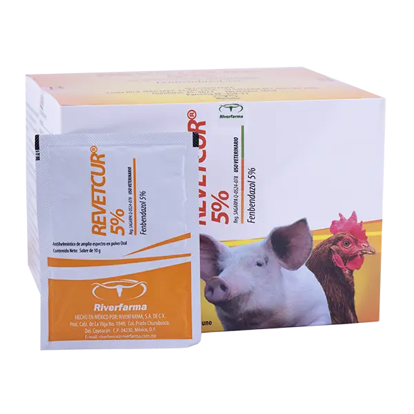 Revetcur 5% Caja con 50 sobres de 10 g