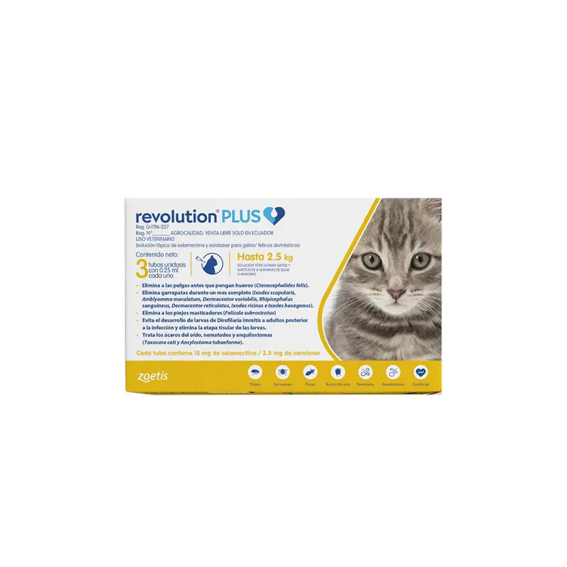 Revolution Plus Para Gatos 1.25 2.5 Kg