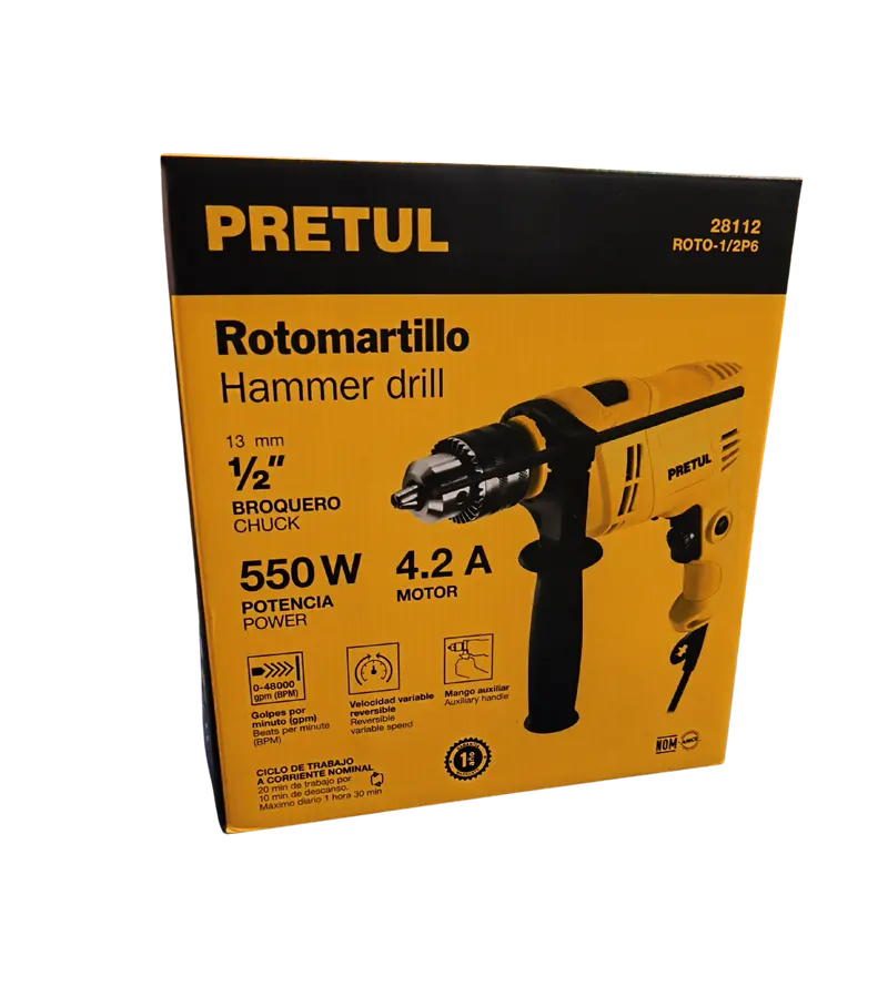 ROTOMARTILLO/ TALADRO 1/2 550W 28112