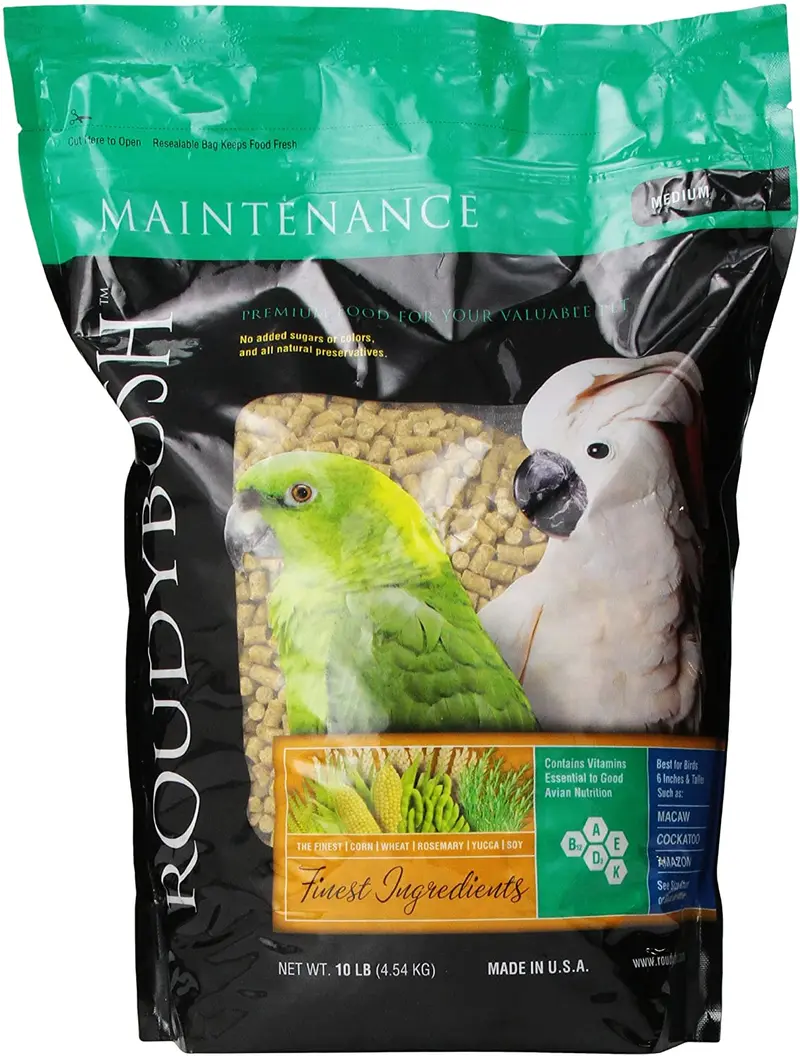 roudybush Mantenimiento diario Alimento para pájaros, Medio, 10-Pound