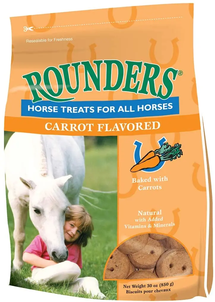 Rounders Easy Gest - Manoplas para caballo, Carrot