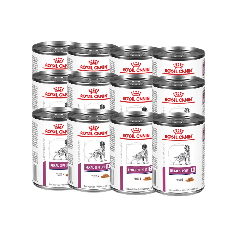 Royal Canin Renal Support D Perro Lata 390 G 12 Pz