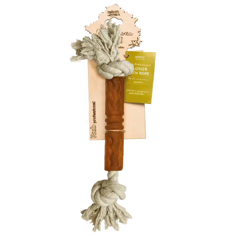 Rub Flosser With Rope